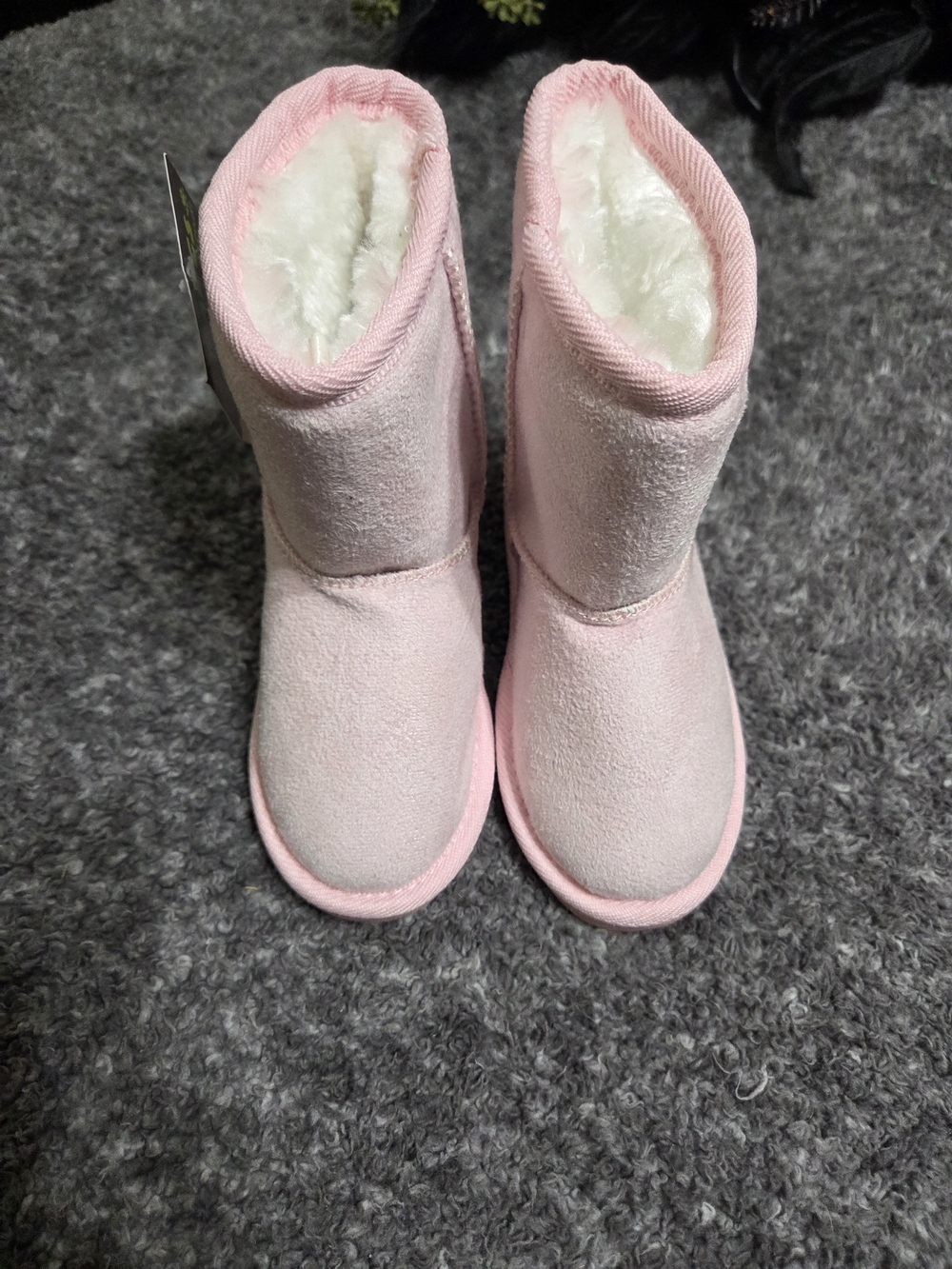 Dawgs Kids Pink Faux-Fur Lined Winter Boots